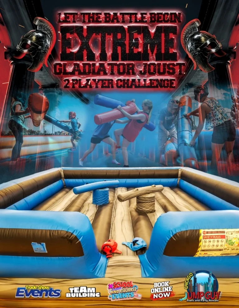 Extreme Gladiator Joust rental for Libertyville IL events in ZIP code 60048